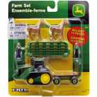 PLAYSET TOMY - JOHN DEERE FARM SET WITH 10 PIECES (35937P)