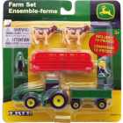 Playset Tomy - John Deere Farm Set With 10 Pieces (35939p)