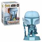 FUNKO POP STAR WARS THE MANDALORIAN EXCLUSIVE - MANDALORIAN (GLOWS IN THE DARK) 345