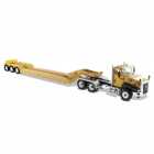 Caminho Diecast Masters - Cat Ct660 Day Cab Tractor With Xl120 Low Profile Hdg Trailer - Escala 1/50 (85503c)