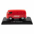 CARRO MOTOR CITY CLASSICS - COCA-COLA 1962 VOLKSWAGEN CARGO VAN - VERMELHO - ESCALA 1/43 (430004)