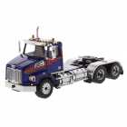 CAMINHO DIECAST MASTERS - WESTERN STARS 4700 SB TANDEM DAY CAB TRACTOR AZUL - ESCALA 1/50 (71039)