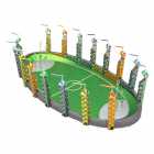 MINIATURA DE MONTAR METAL EARTH HARRY POTTER - QUIDDITCH PITCH (MMS466)