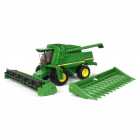 TRATOR ERTL - JOHN DEERE 9610 MAXIMIZER COMBINE WITH GRAIN & CORN HEAD - ESCALA 1/16 (45871)