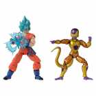 BONECO BANDAI DRAGON BALL SUPER DRAGON STARS BATTLE PACK - GOLDEN FRIEZA & SUPER SAIYAN BLUE GOKU (37169)