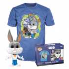 FUNKO POP TEES BUGS BUNNY AS FRED JONES (FLOCKED) & CAMISETA TAMANHO M (70418)