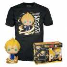 FUNKO POP TEES DRAGON BALLZ: MAJIN VEGETA (GLOWS IN THE DARK) & CAMISETA TAMANHO L (72669)