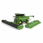 Colheitadeira Ertl John Deere - X9 1100 With Front Tracks & Corn Heads - Escala 1/64 (45747)