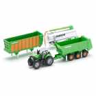 Trator Siku Farmer 1:87 - Deutz-fahr With Joskin Trailer Set (8482)