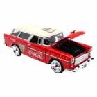 CARRO COCA COLA CHEVY BEL AIR NOMAD 1955 ESCALA 1/24