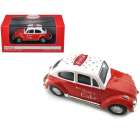 CARRO COCA COLA VOLKSWAGEN BEETLE 1966 ESCALA 1/43 - VERMELHO