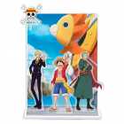 Figura de Acrlico Abystyle One Piece Acryl Model - Diorama Trio (42577)