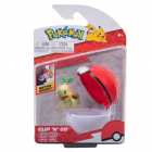 Boneco Jazwares Pokmon Clip 'n' Go Pokeball - Turtwig & Pokeball (24703)