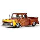 Carro Sun Star Chev.c-10 Step.pickup L/r 1965 Escala 1/18 - Laranja