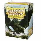 Protetor Cartas Dragon Shield Deck Sleeves Classic - Green 100 Pcs