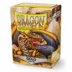 Protetor Cartas Dragon Shield Deck Sleeves - Gold Matte 100 Pcs