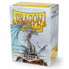 Protetor Cartas Dragon Shield Deck Sleeves Classic - Matte Silver 100 Pcs