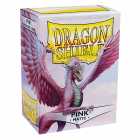 Protetor Cartas Dragon Shield Deck Sleeves - Matte Pink 100 Pcs