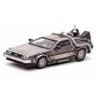 CARRO VITESSE DE LOREAN DMC 12 BACK TO THE FUTURE II INOX ESCALA 1/43 - DOURADO