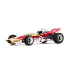 Carro Vitesse Lotus 49b Jackie Oliver Belgica 1968 Escala 1/43 - Vermelho Branco e Dourado