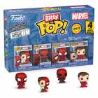 Funko Bitty Marvel Spider-man - Peter Parker Split 4-pack (85704)