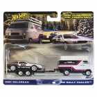 Carro Hot Wheels Premium Team Transport - Dmc Delorean & Hw Rally Hauler (3646)