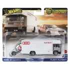 Carro Hot Wheels Premium Team Transport - Audi S4 Quattro & Fleet Flyer (3691)