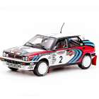Carro Sun Star Lancia Delta Hf I.16v J.kank 1991 Escala 1/18 - Branco