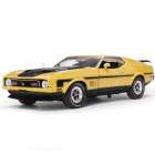 Carro Sun Star Ford Mustang Mach I Md 1971 Escala 1/18 - Amarelo