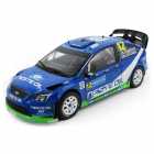 CARRO SUN STAR FORD FOCUS RS WRC08 12 J.KANK 2010 ESCALA 1/18 - AZUL