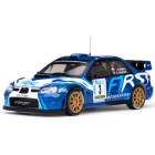 Carro Sun Star Subaru Imprenza Wrc07 #3 R.kubica Escala 1/18 - Azul