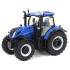 Trator Ertl New Holland T7.300 Com Plm Intelligence: Prestige Collection - Escala 1/64