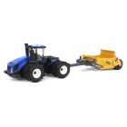 Trator Ertl New Holland T9.700 4wd With Duals & 2411 - Escala 1/64 (61009)