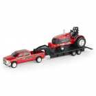 Caminhonete e Trator Ertl Case Ih - Pickup With Puller Tractor - Escala 1/64 (47569a)