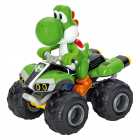 Carrinho Controle Remoto Carrera Mario Kart - Quad Yoshi (5552)