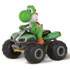 Carrinho Controle Remoto Carrera Mario Kart 1/40 - Quad Yoshi (8737)