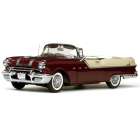 CARRO SUN STAR PONTIAC STAR C.CONV.WHT/P.MAR 1955 ESCALA 1/18 - MARROM