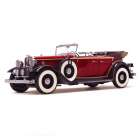 Carro Sun Star Ford Lincoln Kb T.down R 1932 Escala 1/18 - Vermelho