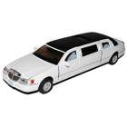 CARRO VITESSE LINCOLN LIMOUSINE 2000 ROOF ESCALA 1/43 - PRETO E BRACO