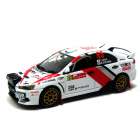 Carro Vitesse Mitsubishi L.evo #65 Y.onishi 2010 Escala 1/43 - Branco
