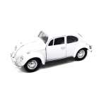 Carro Lucky Volkswagen Beetle 1967 Escala 1/24 - Branco
