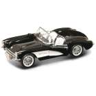 Carro Lucky Chevrolet Corvette 1957 Escala 1/18 - Preto