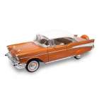 Carro Lucky Chevrolet Bel Air 1957 Escala 1/18 - Marrom Dourado