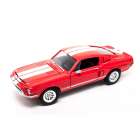 Carro Lucky Ford Shelby Mustang Gt-500k 1968 Escala 1/18 - Vermelho