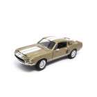 Carro Lucky Ford Shelby Mustang Gt-500k 1968 Escala 1/18 - Dourado