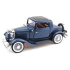 Carro Lucky Ford 3-window Coupe 1932 Escala 1/18 - Azul