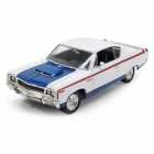 Carro Lucky Amc Rebel 1970 Escala 1/18 - Branco