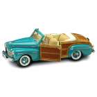 Carro Lucky Ford Sportsman Woody Convertible 1946 Escala 1/18 - Verde