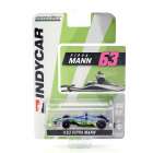 CARRO GREENLIGHT PIPPA MANN SIGNATURE EDITION INDYCAR 2018 ESCALA 1/64 - AZUL E VERDE