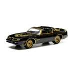 Carro Greenlight Pontiac Trans Am Hgh Sbd 1977 Escala 1/64 - Preto